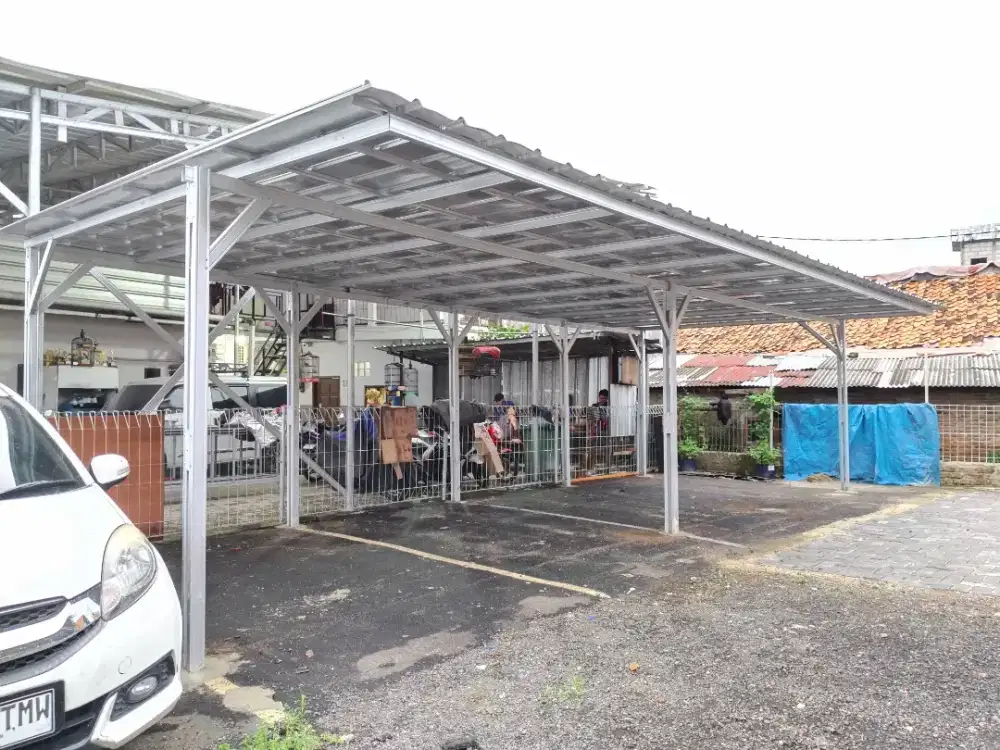 Kanopi baja ringan garasi