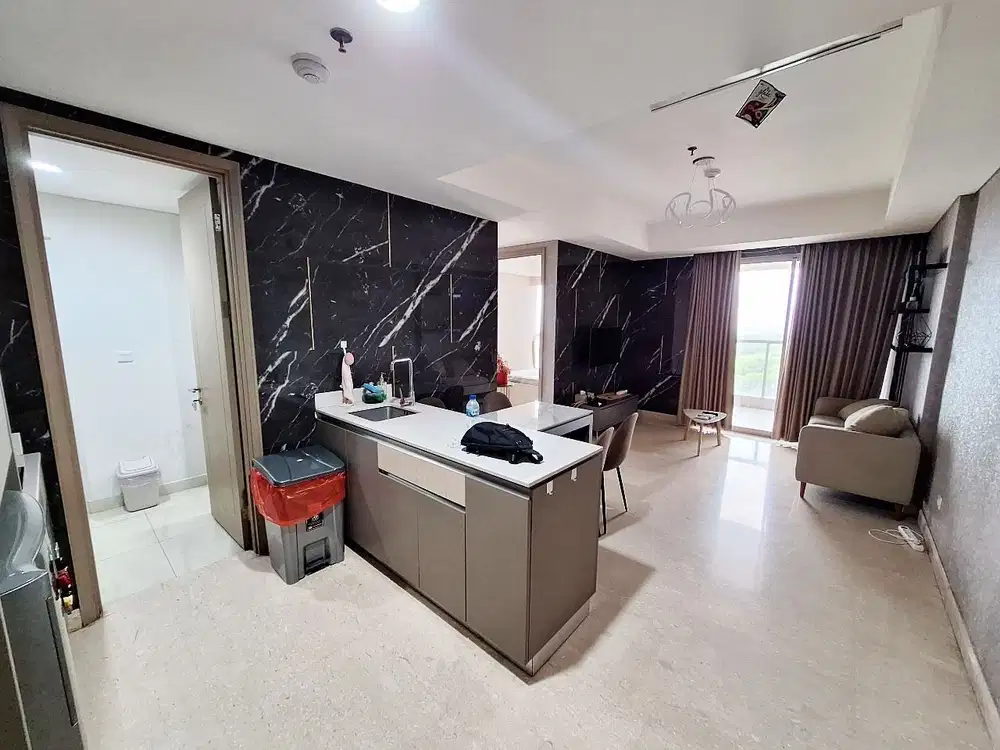 DISEWA Apartment GOLD COAST PIK 2BR Full Furnished . Sewa APT 2 Kamar