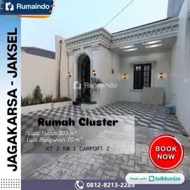 Dijual Murah Rumah Cluster di Gandaria Jagakarsa Jakarta Selatan