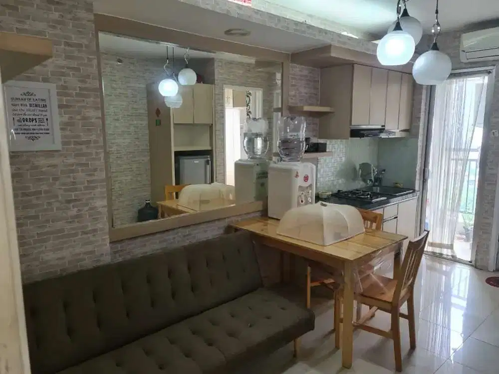 2br modifikasi jd 1br furnish murah bisa bulanan