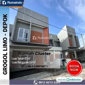 Dijual Murah Rumah Cluster di Grogol Limo Depok