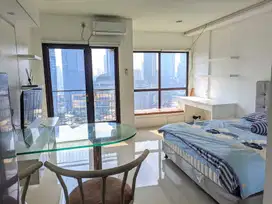 Studio Luas, Lantai atas Full Furnish Apartemen Tamansari Semanggi