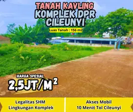 KAVLING TANAH MURAH LINGKUNGAN KOMPLEK DI CILEUNYI