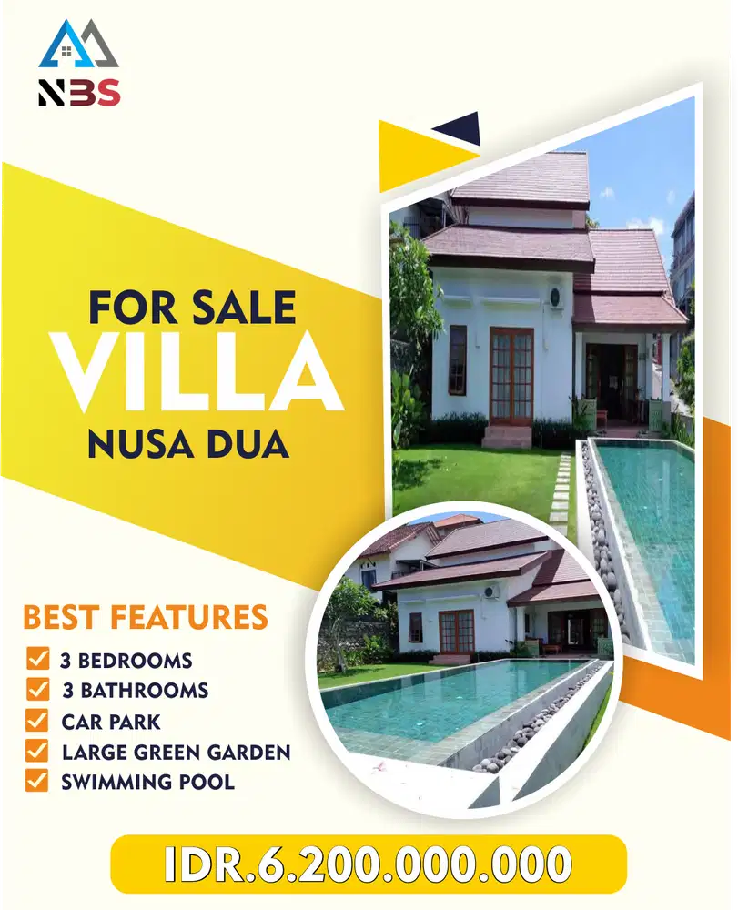 Villa for sale in Nusa dua Kuta Selatan Badung Bali