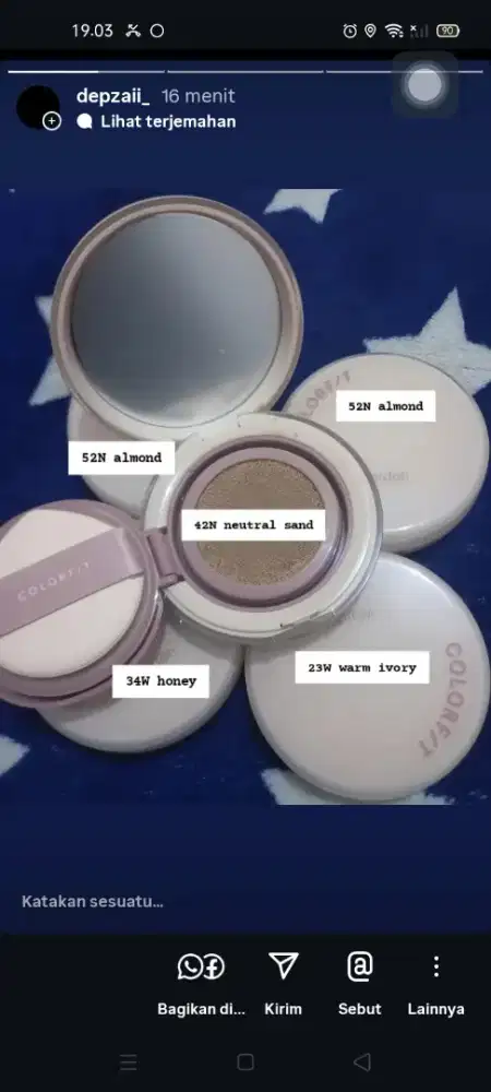 PREELOVED CUSHION WARDAH