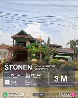 JUAL RUMAH di Jl. STONEN, GAJAHMUNGKUR SEMARANG