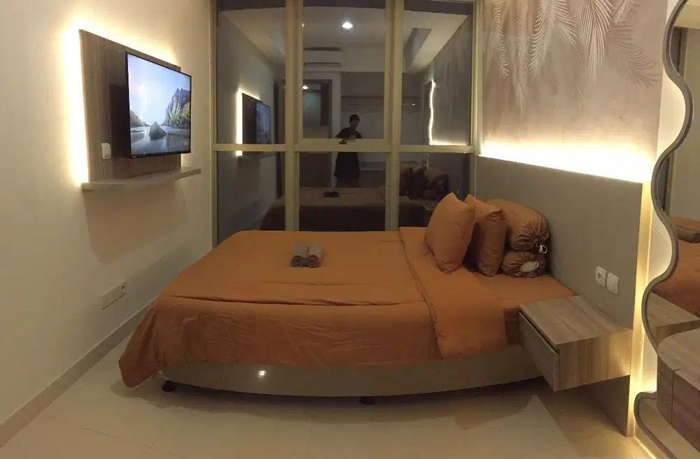 Apartemen Gold Coast Pik 1 BR Furnished rapi bagus,murah