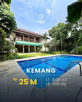 Dijual Rumah Cantik Ada Swimming Pool di Kemang Jakarta Selatan