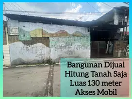Bangunan Dijual Murah Hitung Tanah aja Lokasi Dekat Pintu Tol dan LRT