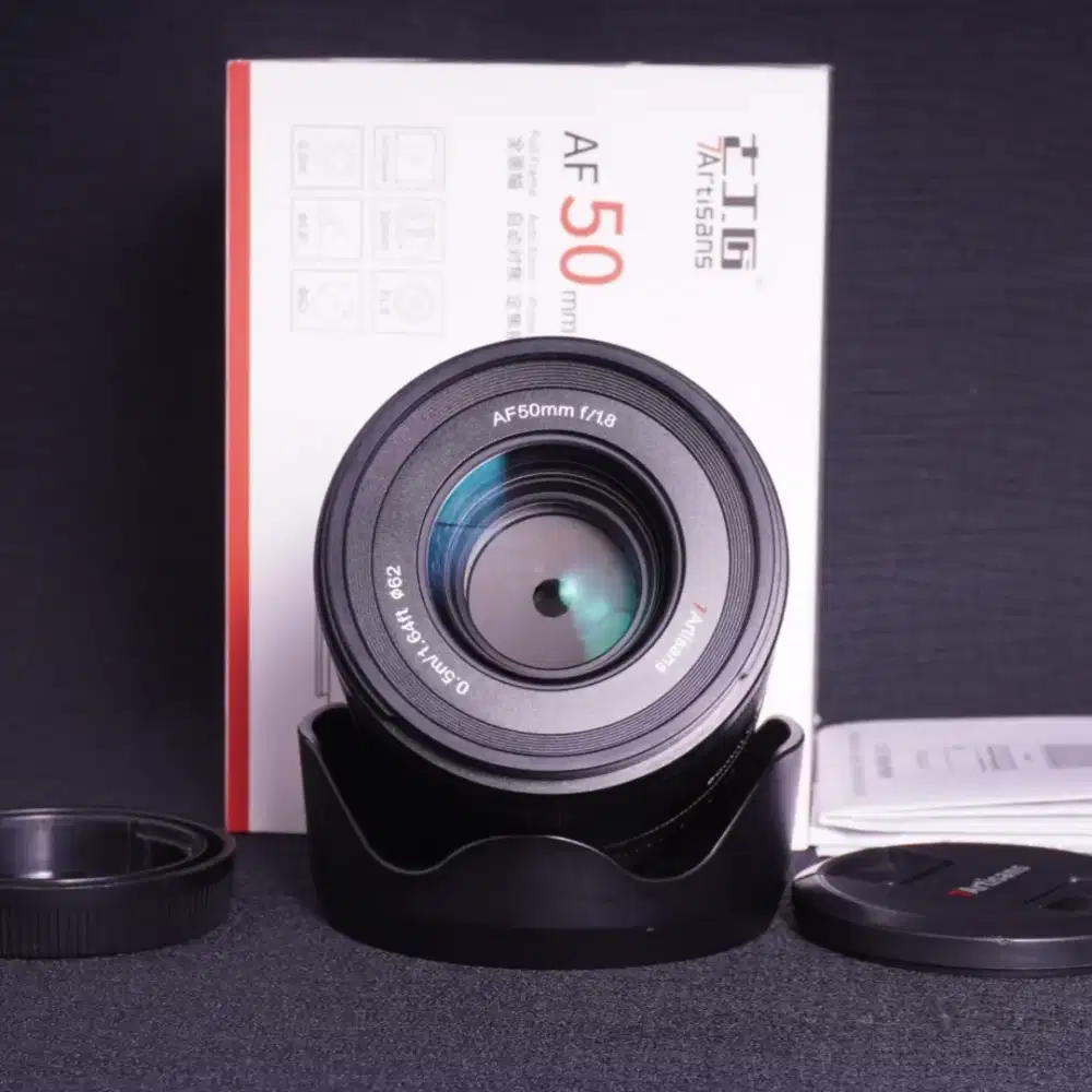 7ARTISANS 50MM  F1.8 MULUS LIKENEW FULLSET