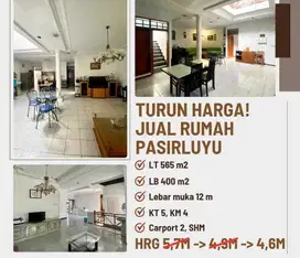 Termurah! Rumah di Pasirluyu