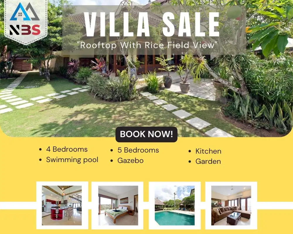 for sale Beautifull Tropical Villa At Berawa Canggu