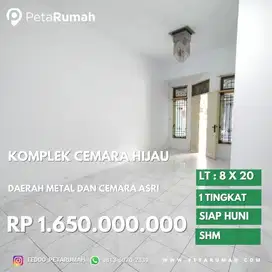 Jual murah rumah komplek cemara hijau daerah cemara dan krakatau