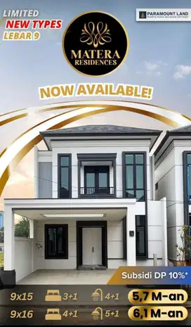 Rumah Mewah New Matera Residences Gading Serpong