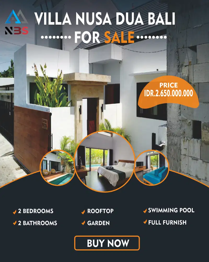 DIJUAL VILLA LOKASI NUSA DUA
