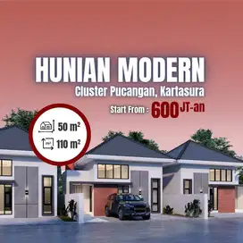 Rumah Modern Minimalis Area Solo Barat