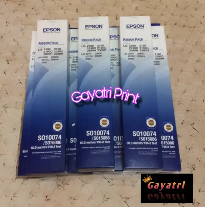 Pita Ribbon Original Epson Catrige LQ 2190/2180 S010074