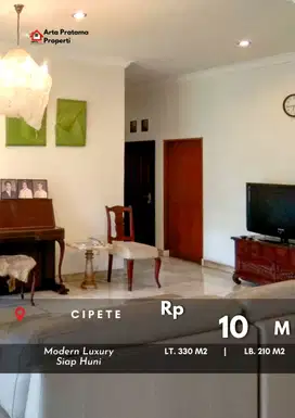 Di Jual Rumah Bagus Modern Klasik di Cipete, Jakarta Selatan