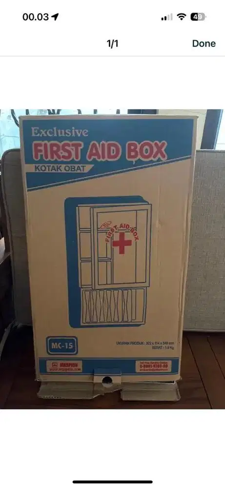 FIRST AID BOX - KOTAK OBAT