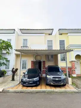 rumah sudah renovasi dan furnish di cluster alicante gading serpong