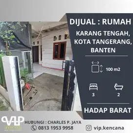 DIJUAL : Rumah di Karang Tengah, Tangerang, Banten