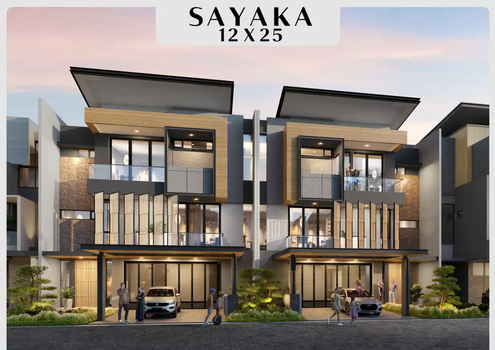 FOR SALE RUMAH MEWAH OKINAWA SAYAKA UK 12X25 3LT POOL + LIFT + DANAU