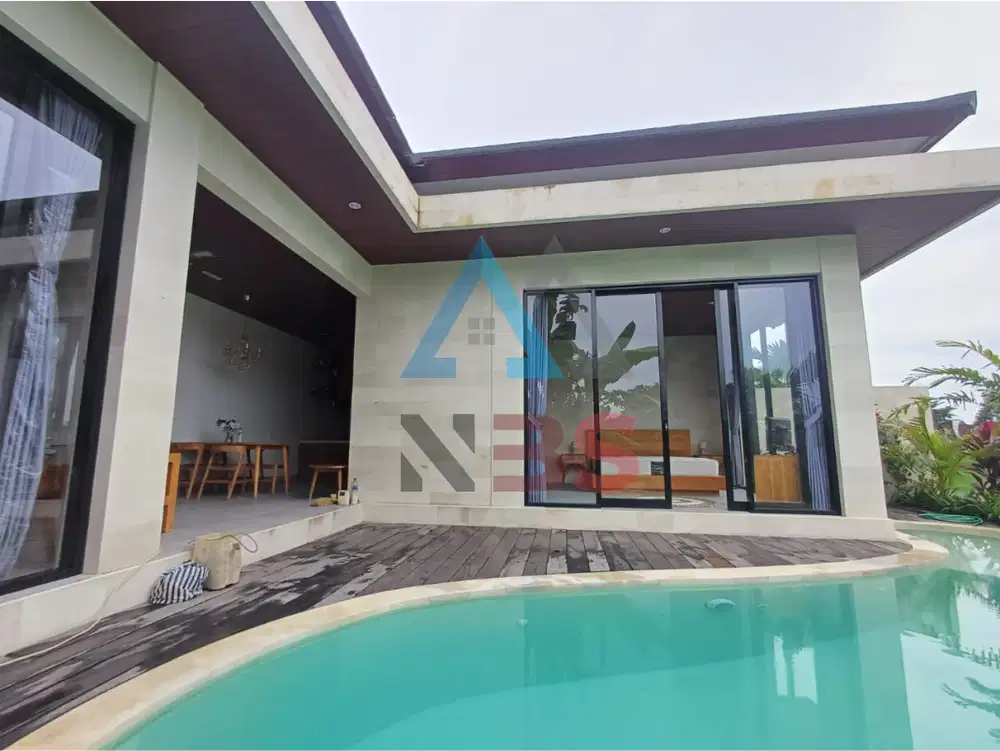 dijual villa lokasi ubud , view sawah dekat air terjun kemenuh