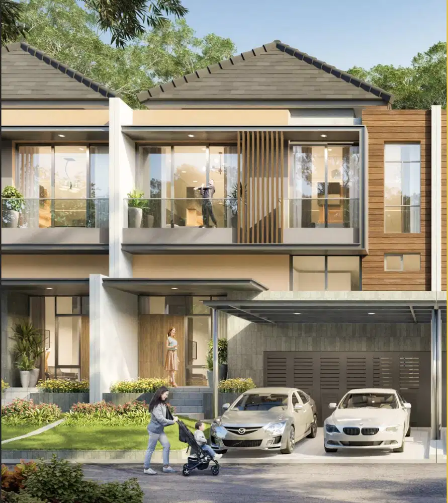 Rumah 2 Lantai Kuningan Village di PIK 2