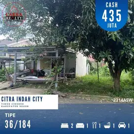 Dijual rumah dicitra Indah city posisi rumah hoek tinggal poles