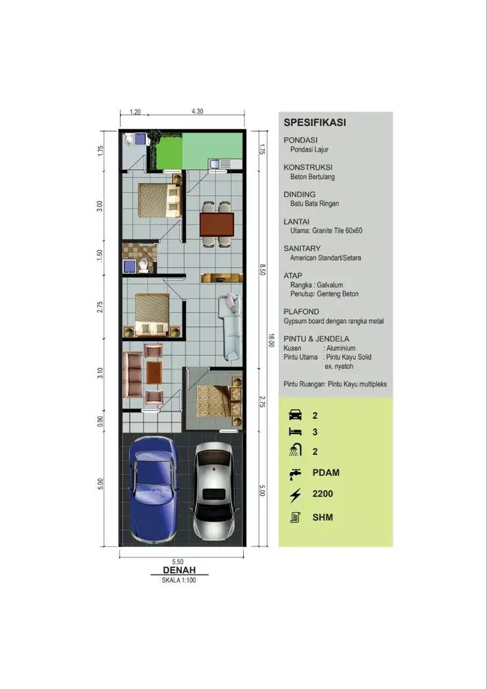 !BARU GRESS!RUMAH DEKAT AMESTA LIVING DAN ALANA REGENCY