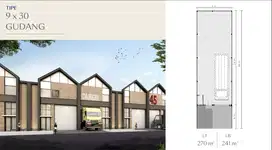 Gudang Modern multifungsi Bizpark di PIK 2