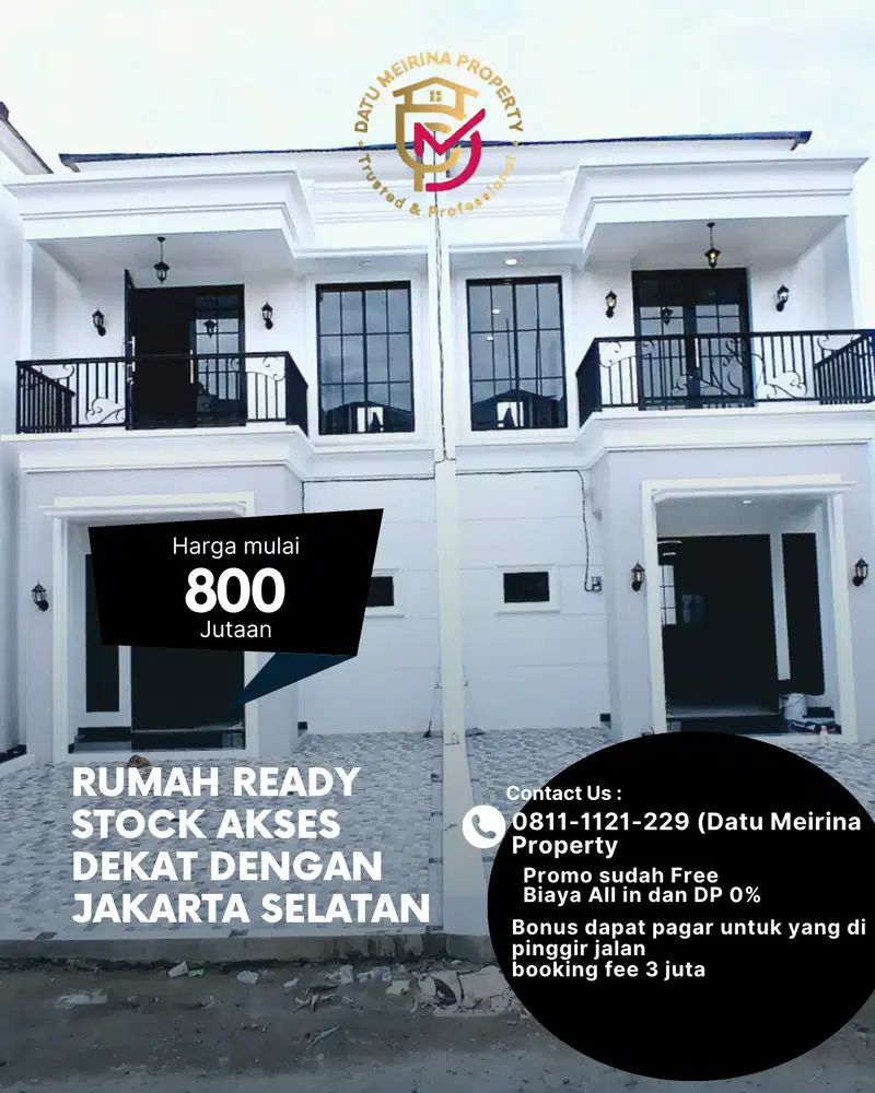 Rumah mewah siaphuni akses dekat jakarta selatan dan Tangsel