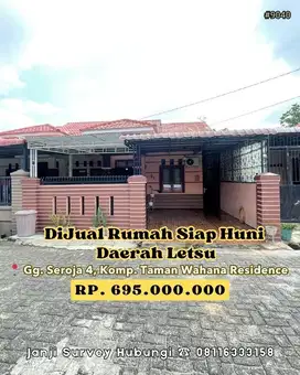 Dijual Rumah cantik Semi Furnish Dalam Komplek