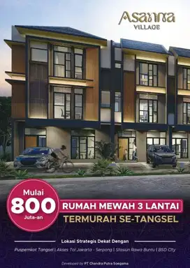 Rumah 3lt, Pamulang, Tangerang Selatan