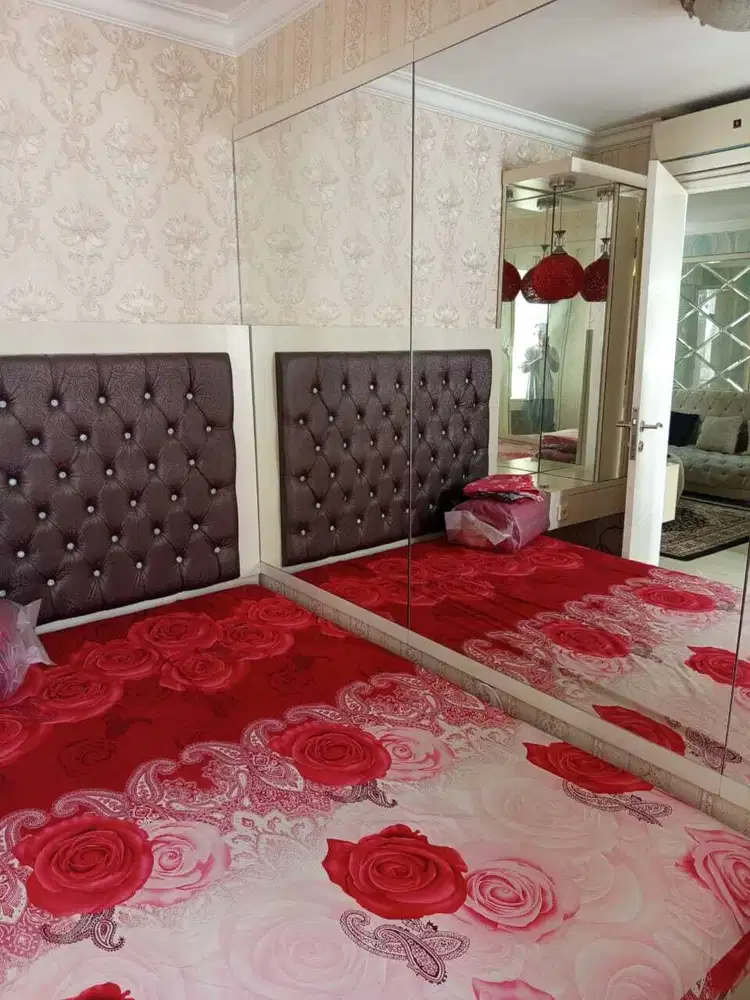 Disewakan Apartemen Bassura 3kamar furnish lantai rendah