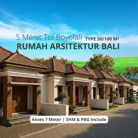 Dekat RS Indriati Boyolali, Hunian Tenang Desain Bali di Mojosongo