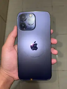Iphone 14 Promax 128 gb ex inter sim sticker ( jaringan aktif aman)