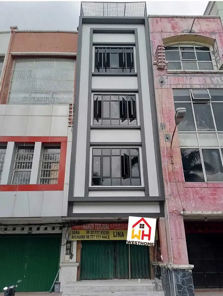 DIJUAL RUKO MUTIARA TAMAN PALEM PINGGIR JALAN,FULL RENOV,TERMURAH