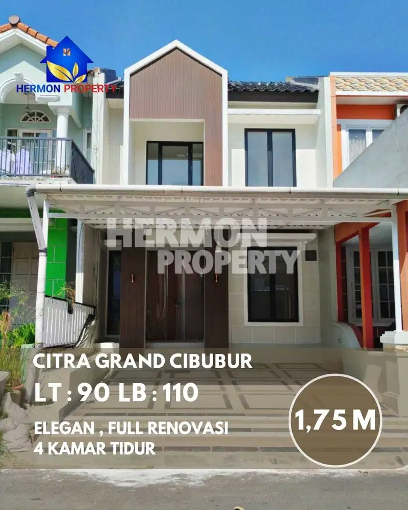 Rumah Modern Elegan Harga Terjangkau di Citra Grand Cibubur , Bisa KPR