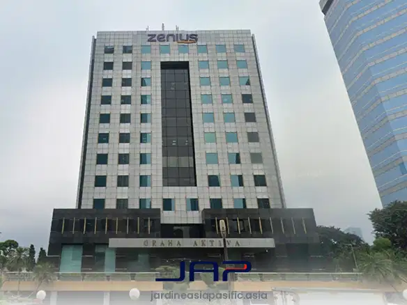 Sewa Kantor Graha Aktiva Luas 951 M2 Furnished Akses LRT Kuningan