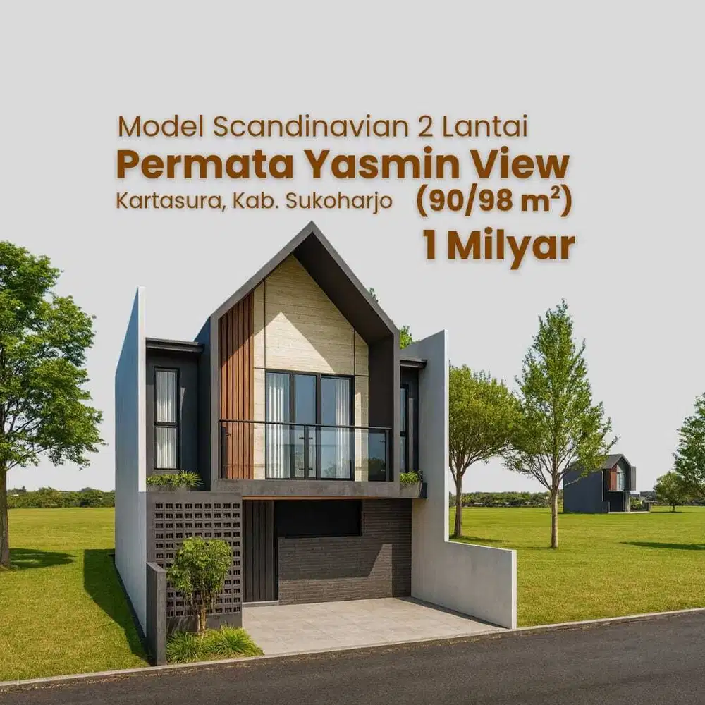 Hunian Gaya Scandinavian di Kartasura Sukoharjo | Permata Yasmin View