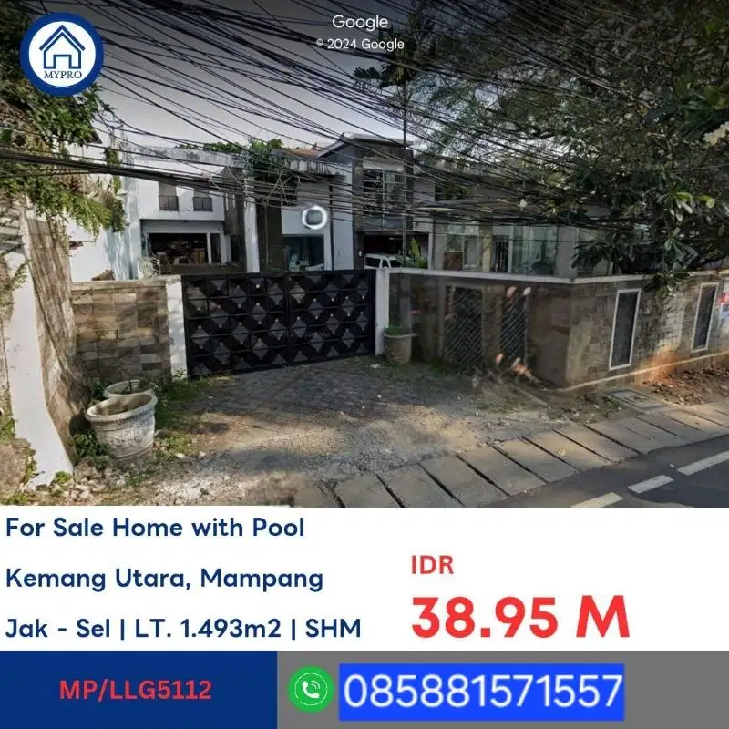 RUMAH KEMANG CASH ONLY DIJUAL