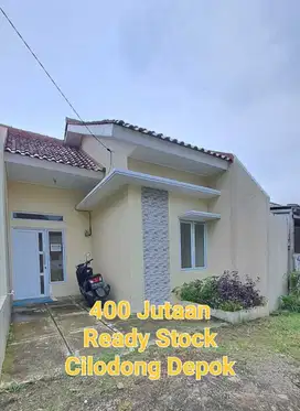 Rumah Siap Huni 400 Jutaan 5Menit ke GDC DP 0 Dekat Stasiun KRL Depok