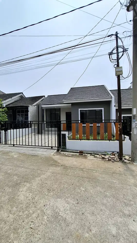 rumah strategis akses langsung jln raya pemda full bata merah