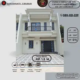 Rumah baru Mewah siaphuni cuma 5 menit ke LRT Cibubur Promo DP 0