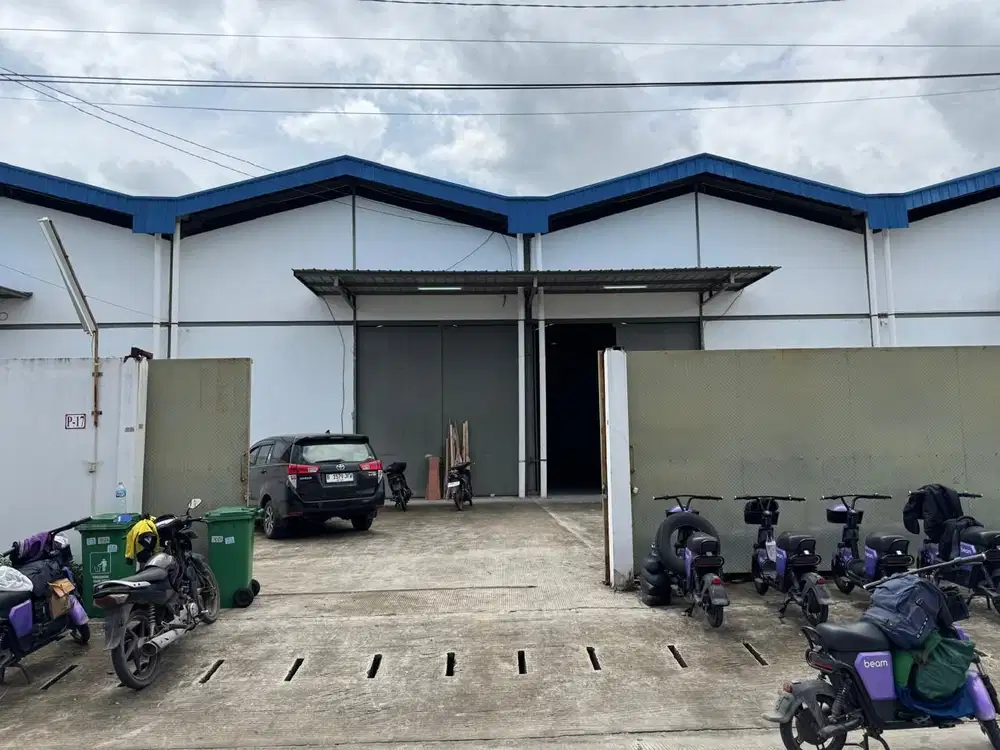 Gudang disewakan komplek bebas pungli dekat bandara dan pik