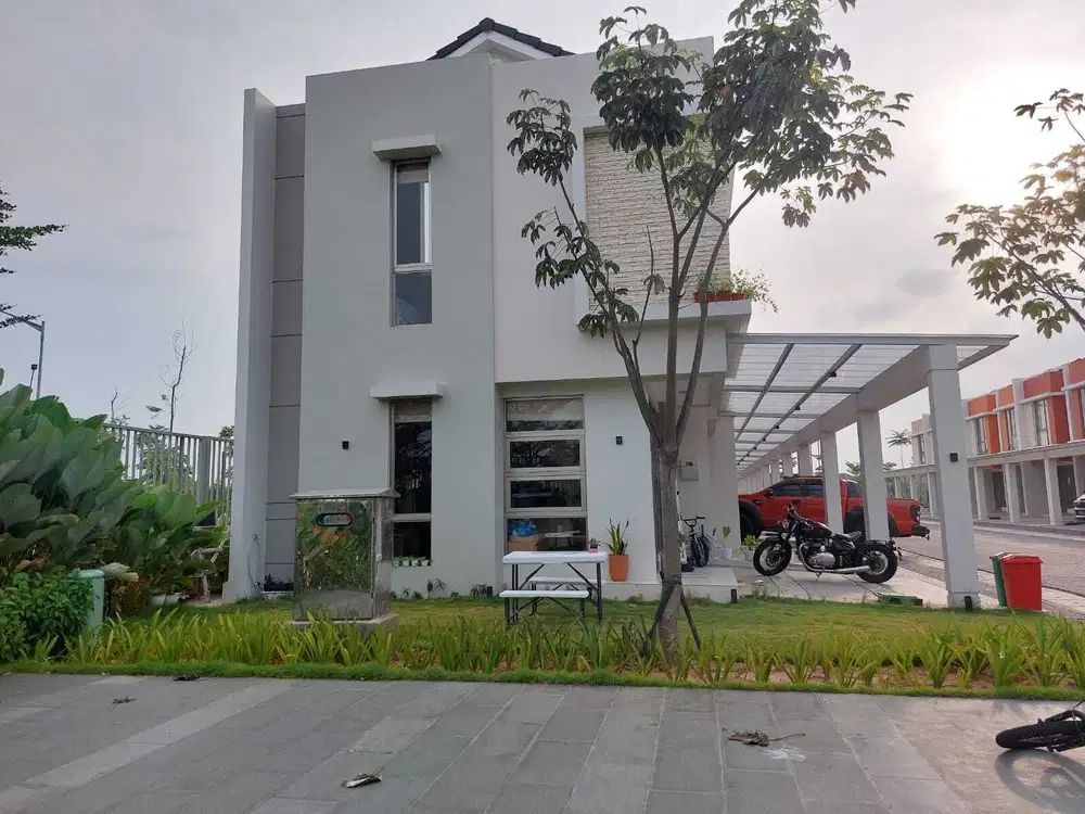 Rumah Sewa PIK 2 Cluster Atlanta uk. 7,5x10 Hoek Full Furnish