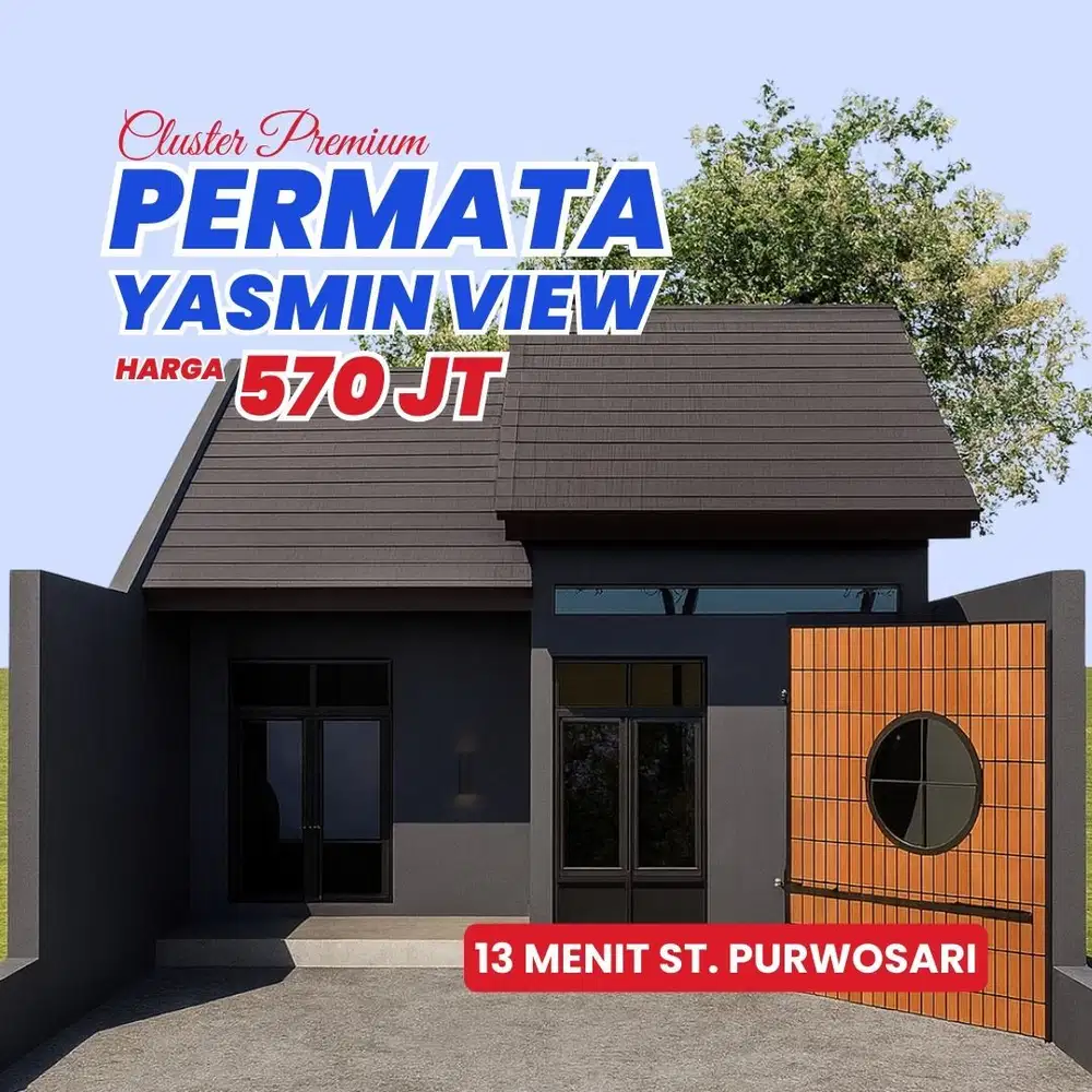 Jual Rumah Minimalis Modern