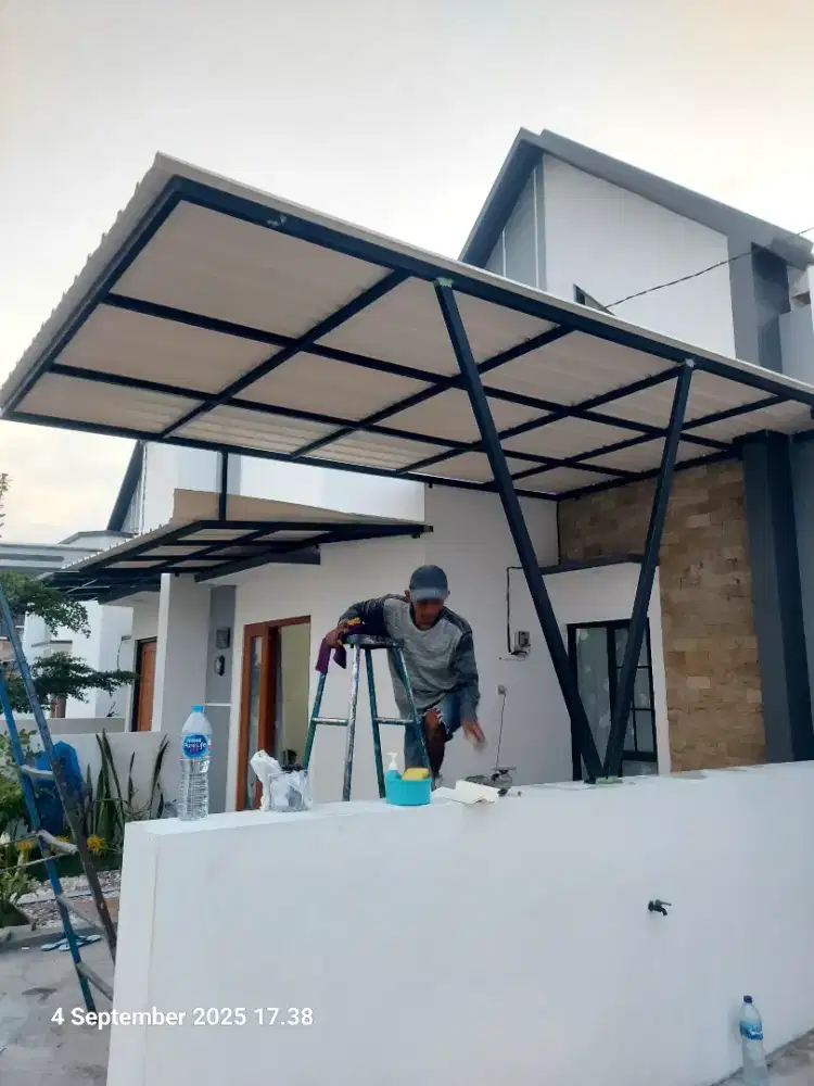 Kanopi murah harga 285rb spek holo galfanis 44 tebal 1,6 atap galfalum
