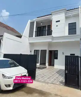Rumah 2 LT Sukmajaya 10 Menit Jalan Juanda Raya Depok DP 0 Free Biaya